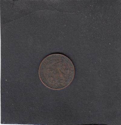 Beschrijving: 1 Cent WILHELMINA 